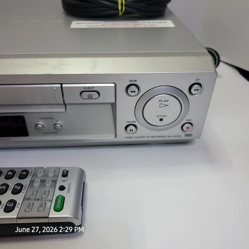 Sony VCR+ SLV-N700 Hi-Fi Stereo VHS(For Parts)